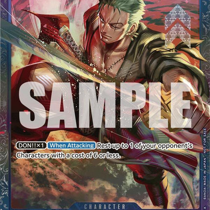 Roronoa Zoro (Treasure Cup 2024) [One Piece Promotion Cards]