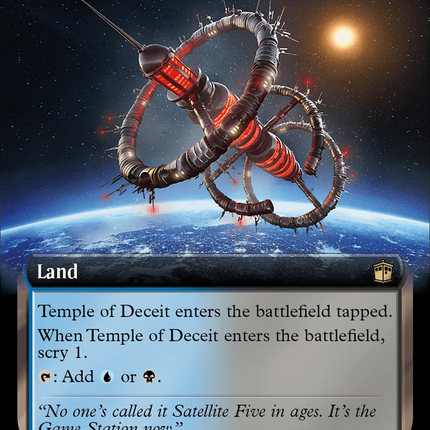 Temple of Deceit (Extended Art) (Surge Foil) [Doctor Who]