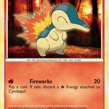 Cyndaquil (55/95) [HeartGold & SoulSilver: Call of Legends]