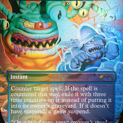 Beholder's Slowing Ray - Delay (Rainbow Foil) [Secret Lair Drop Series]