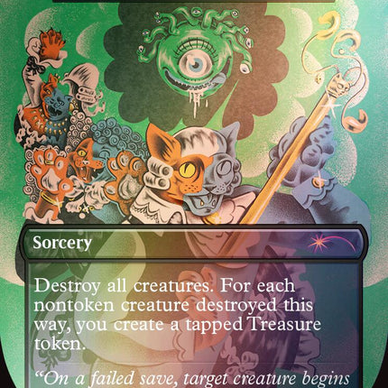 Beholder's Petrification Ray - Blood Money (Rainbow Foil) [Secret Lair Drop Series]