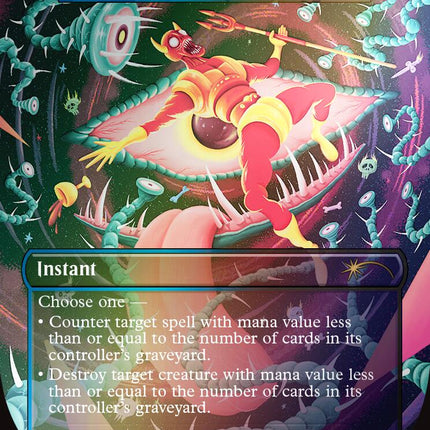Beholder's Fear Ray - Drown in the Loch (Rainbow Foil) [Secret Lair Drop Series]