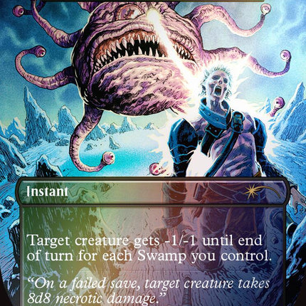 Beholder's Enervation Ray - Defile (Rainbow Foil) [Secret Lair Drop Series]