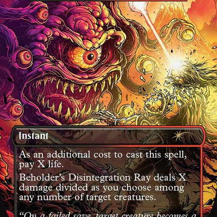 Beholder's Disintegration Ray - Fire Covenant [Secret Lair Drop Series]