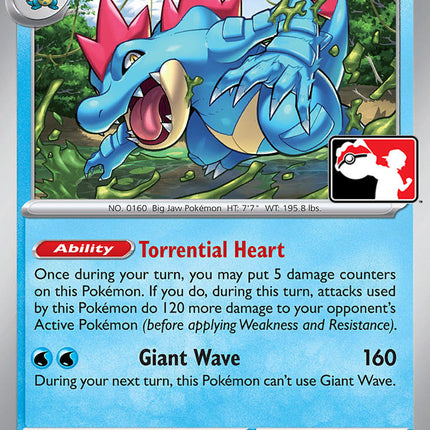 Feraligatr (041/162) [Prize Pack Series Five]
