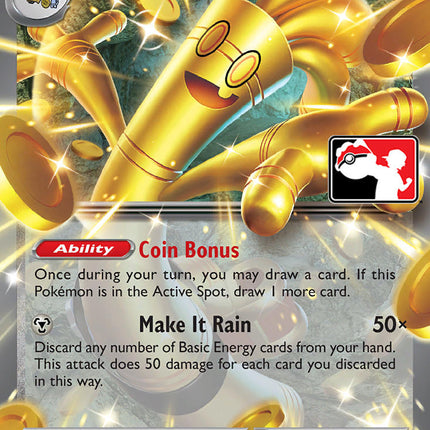 Gholdengo ex (139/182) [Prize Pack Series Five]