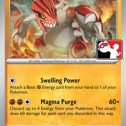 Groudon (093/182) [Prize Pack Series Five]