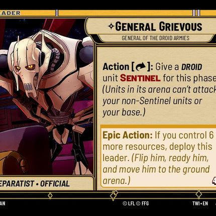 General Grievous - General of the Droid Armies (015/257) (015/257) [Twilight of the Republic]
