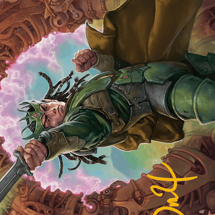 Eladamri, Korvecdal Art Card (Gold-Stamped Signature) [Modern Horizons 3 Art Series]