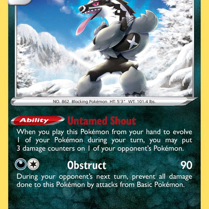 Galarian Obstagoon (119/202) (Theme Deck Exclusive) [Sword & Shield: Base Set]