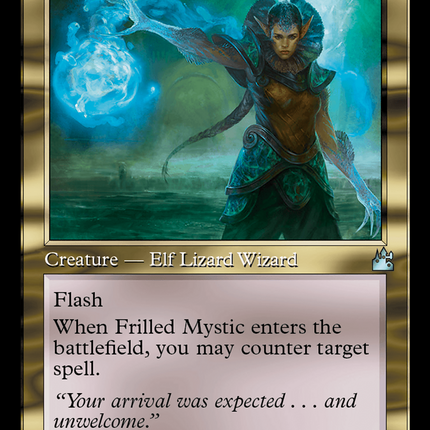 Frilled Mystic (Retro Frame) [Ravnica Remastered]