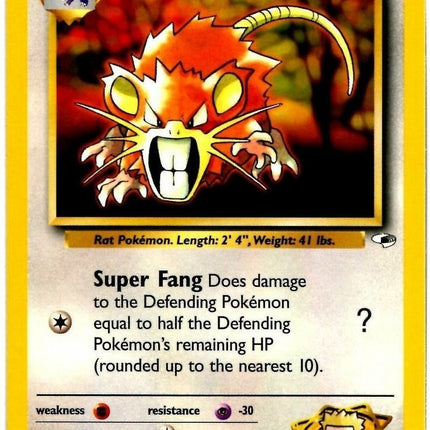 Lt. Surge's Raticate (51/132) [Gym Heroes Unlimited]