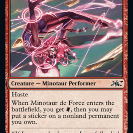 Minotaur de Force (Galaxy Foil) [Unfinity]