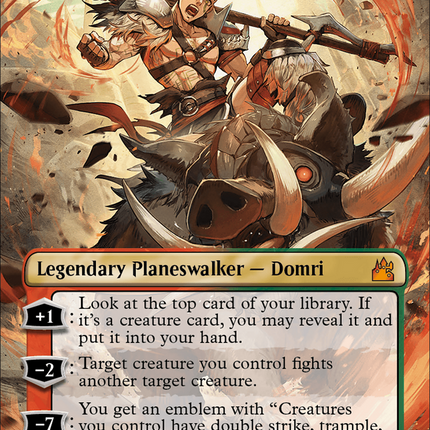 Domri Rade (Anime Borderless) [Ravnica Remastered]