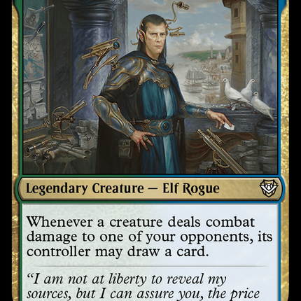 Edric, Spymaster of Trest [Outlaws of Thunder Junction Commander]