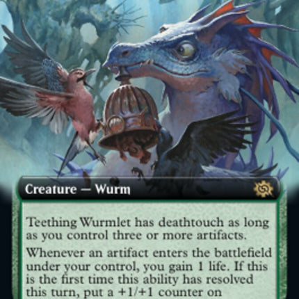 Teething Wurmlet (Extended Art) [The Brothers' War]