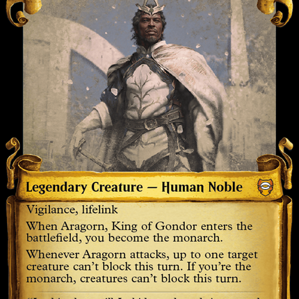 Aragorn, King of Gondor [The Lord of the Rings: Tales of Middle-Earth Commander Showcase Scrolls]