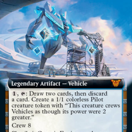 Shorikai, Genesis Engine (Extended Art) [Kamigawa: Neon Dynasty Commander]