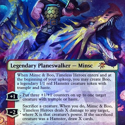 Minsc & Boo, Timeless Heroes (Rainbow Foil) [Secret Lair Drop Series]