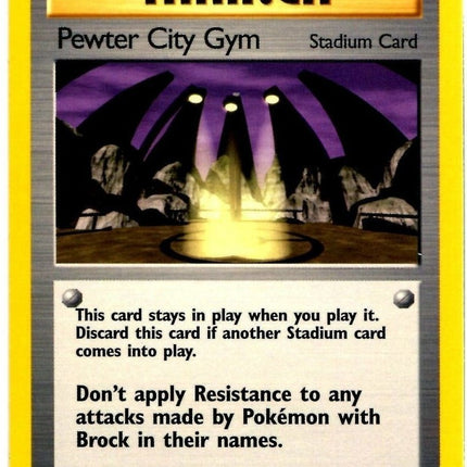 Pewter City Gym (115/132) [Gym Heroes Unlimited]