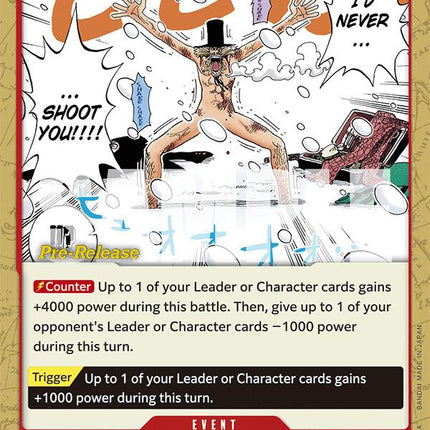 I'd Never Shoot You!!!! [Two Legends Pre-Release Cards]