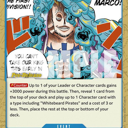 You Can't Take Our King This Early in the Game. [Two Legends Pre-Release Cards]