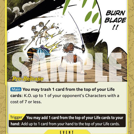 Burn Blade [Two Legends Pre-Release Cards]