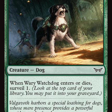 Wary Watchdog [Duskmourn: House of Horror]