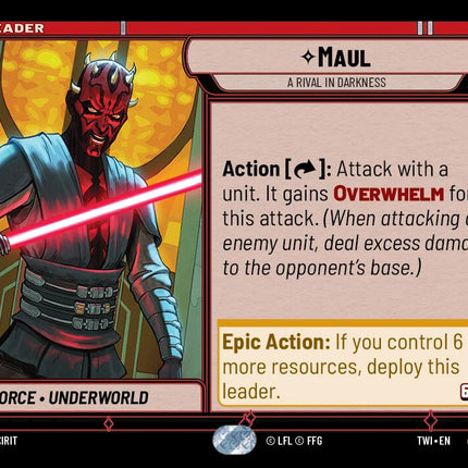 Maul - A Rival in Darkness (009/257) (009/257) [Twilight of the Republic]