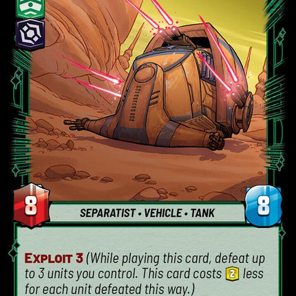 Separatist Super Tank (087/257) (087/257) [Twilight of the Republic]