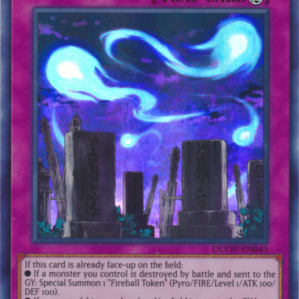 Graveyard of Wandering Souls [DUOV-EN043] Ultra Rare