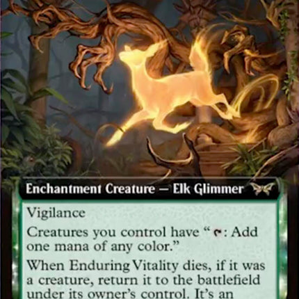 Enduring Vitality (Extended Art) [Duskmourn: House of Horror]