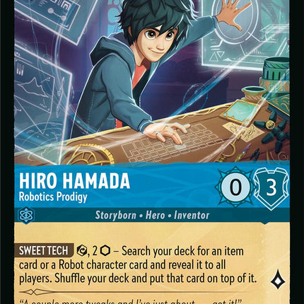 Hiro Hamada - Robotics Prodigy (145/204) [Azurite Sea]