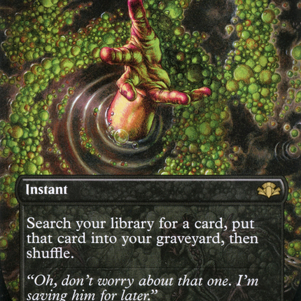 Entomb (Borderless Alternate Art) [Dominaria Remastered]