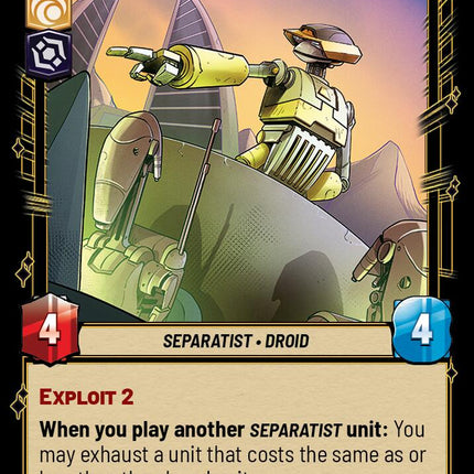 Tactical Droid Commander (184/257) (184/257) [Twilight of the Republic]