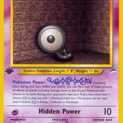 Unown [Q] (59/105) [Neo Destiny 1st Edition]