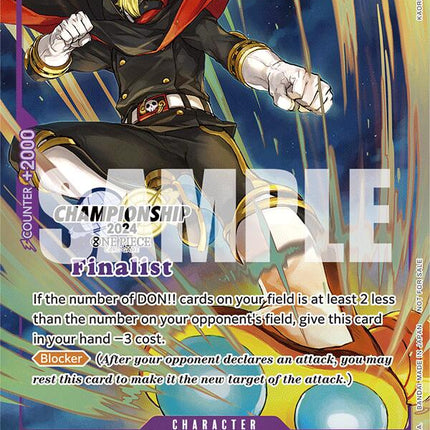 Sanji (Championship 2024 Finalist Card Set) [One Piece Promotion Cards]