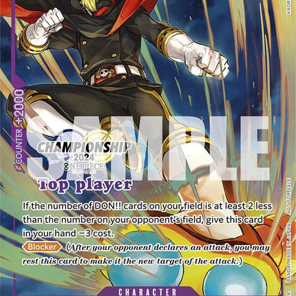 Sanji (Championship 2024 Top Player Pack) [One Piece Promotion Cards]