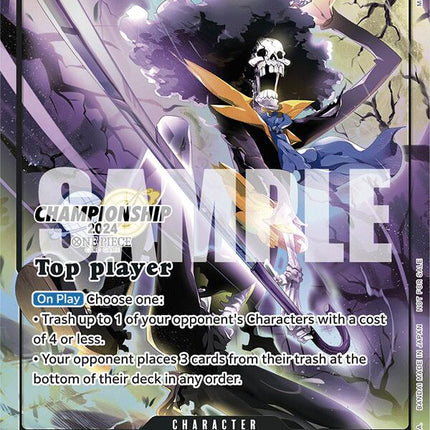 Brook (Championship 2024 Top Player Pack) [One Piece Promotion Cards]