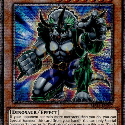 Dinowrestler Pankratops [MP24-EN047] Quarter Century Secret Rare