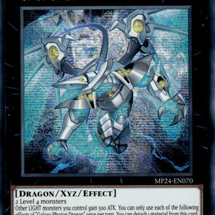 Galaxy Photon Dragon [MP24-EN070] Prismatic Secret Rare