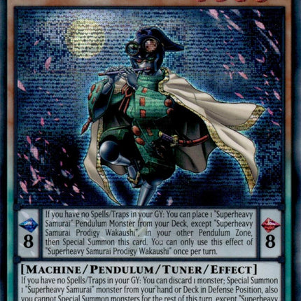 Superheavy Samurai Prodigy Wakaushi [MP24-EN075] Prismatic Secret Rare