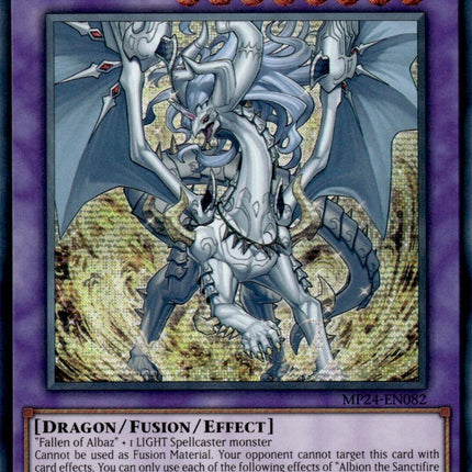 Albion the Sanctifire Dragon [MP24-EN082] Prismatic Secret Rare