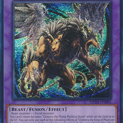 Chimera the King of Phantom Beasts [MP24-EN095] Prismatic Secret Rare