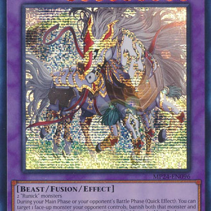 Sleipnir the Runick Mane [MP24-EN096] Prismatic Secret Rare