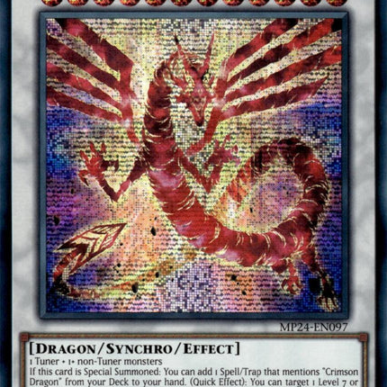 Crimson Dragon (card) [MP24-EN097] Prismatic Secret Rare