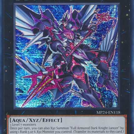 Full Armored Dark Knight Lancer [MP24-EN118] Prismatic Secret Rare