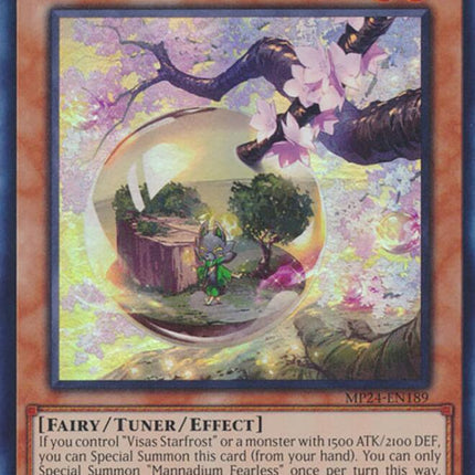 Mannadium Fearless [MP24-EN189] Ultra Rare