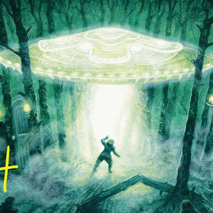 Unidentified Hovership Art Card (Gold-Stamped Signature) [Duskmourn: House of Horror Art Series]