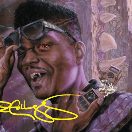 Dashing Bloodsucker Art Card (Gold-Stamped Signature) [Duskmourn: House of Horror Art Series]